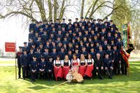 Gruppenbild der Freiwilligen Feuerwehr Baumgarten e. V. aus dem Jahr 2009